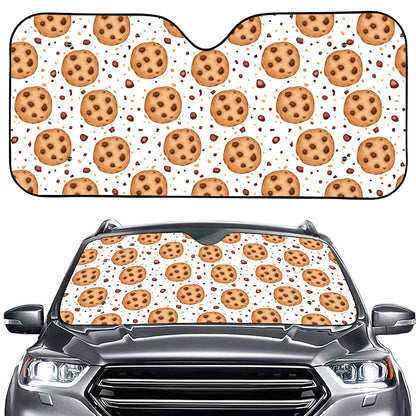 Sweet Cookie Pattern Print Car Windshield Sun Shade