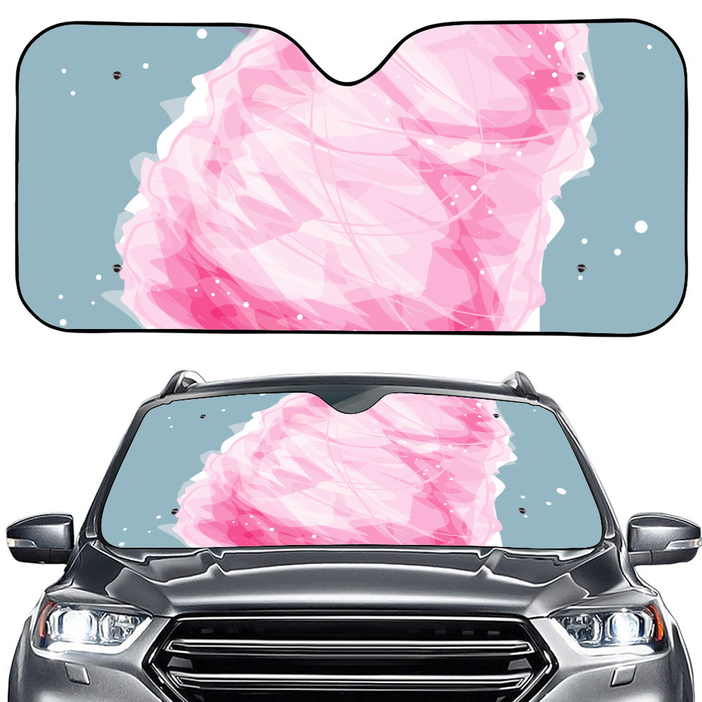 Sweet Cotton Candy Print Car Windshield Sun Shade