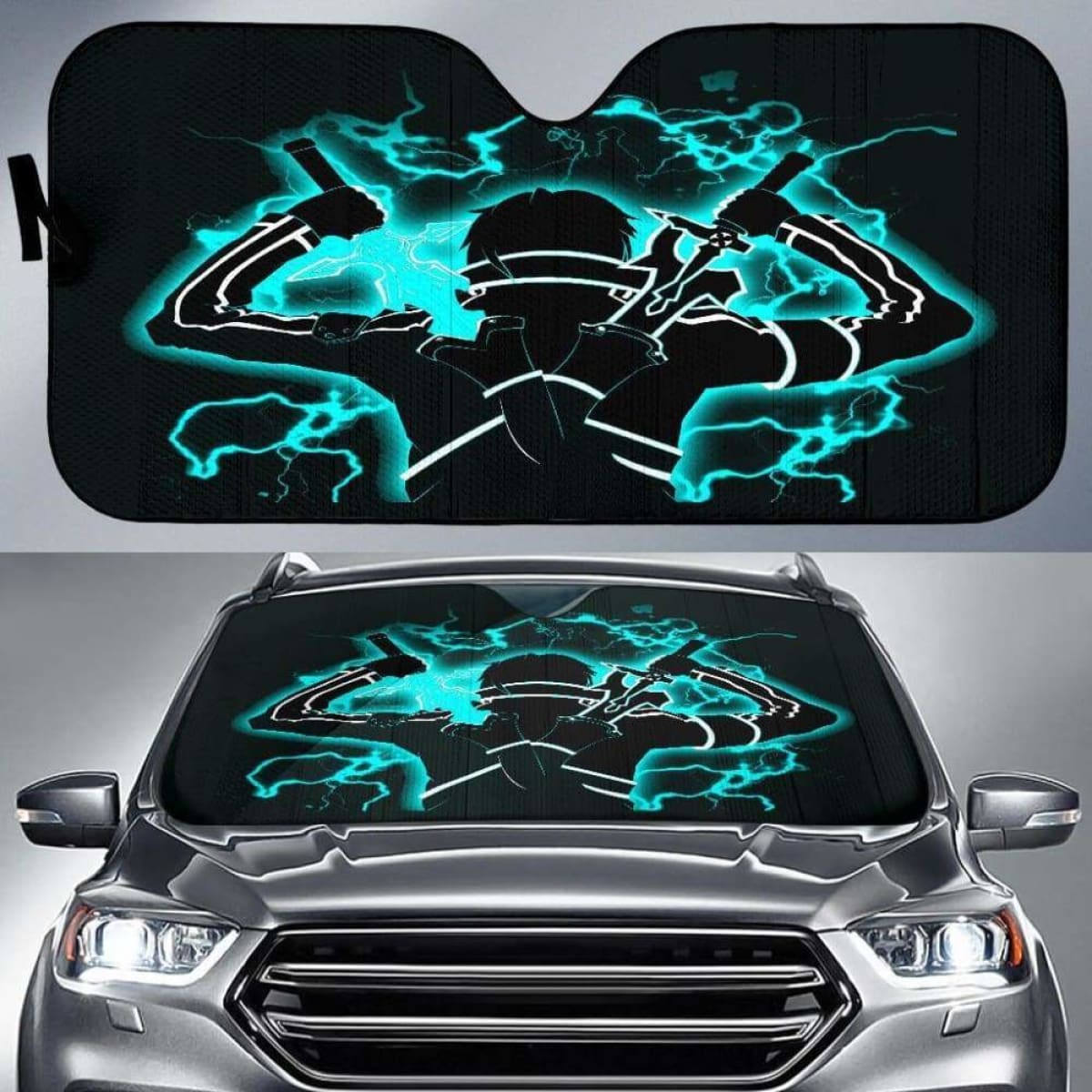 Sword Art Online Car Auto Sun Shades Universal Fit 051312