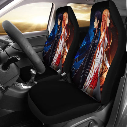 Sword Art Online Couple Seat Covers Amazing Best Gift Ideas 2020 Universal Fit 090505