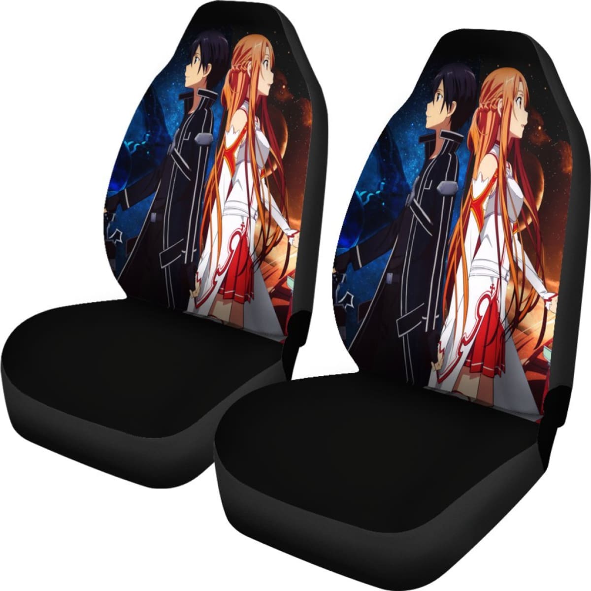 Sword Art Online Couple Seat Covers Amazing Best Gift Ideas 2020 Universal Fit 090505