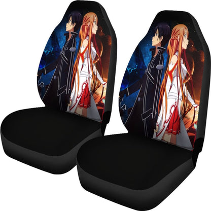 Sword Art Online Couple Seat Covers Amazing Best Gift Ideas 2020 Universal Fit 090505