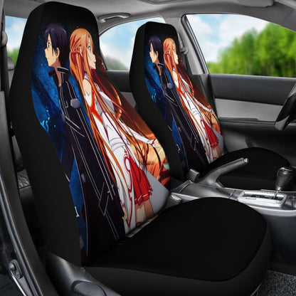 Sword Art Online Couple Seat Covers Amazing Best Gift Ideas 2020 Universal Fit 090505