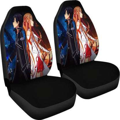 Sword Art Online Couple Seat Covers Amazing Best Gift Ideas 2020 Universal Fit 090505