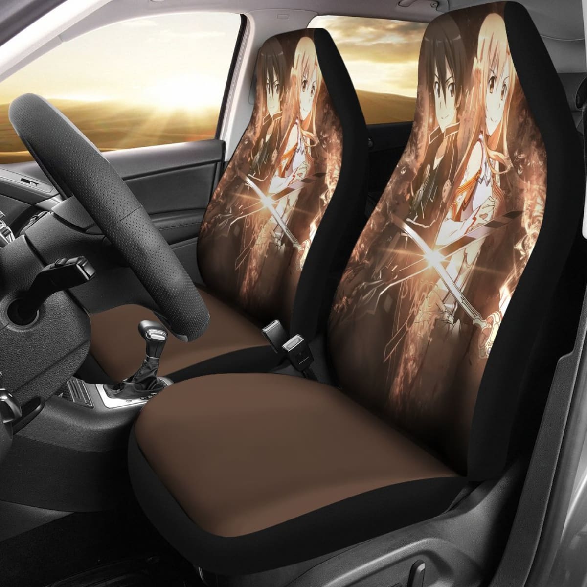 Sword Art Online Seat Covers Amazing Best Gift Ideas 2020 Universal Fit 090505