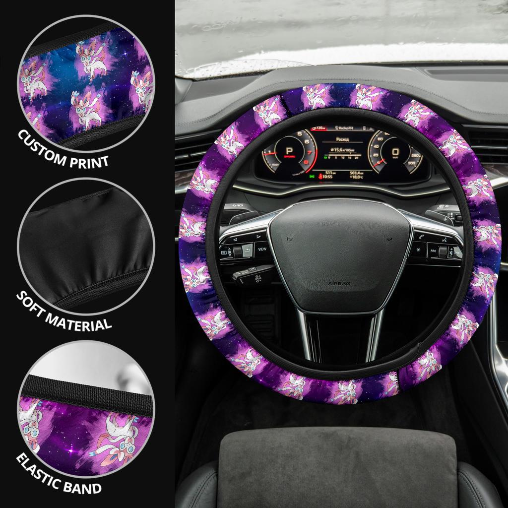 Sylveon 2 Car Steering Wheel Cover