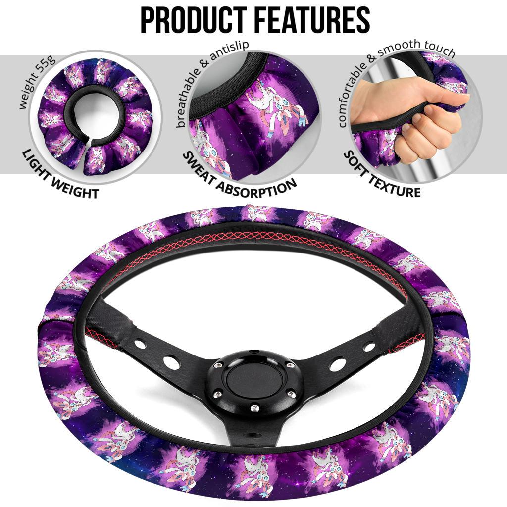 Sylveon 2 Car Steering Wheel Cover