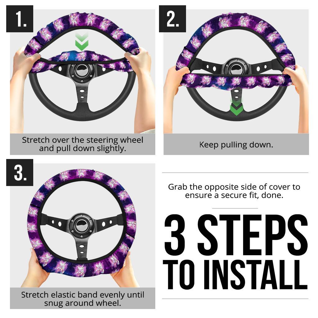 Sylveon 2 Car Steering Wheel Cover