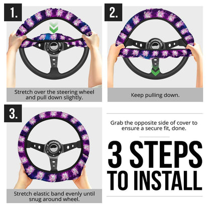 Sylveon 2 Car Steering Wheel Cover