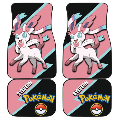 Sylveon Car Floor Mats Custom Anime Car Interior Accessories
