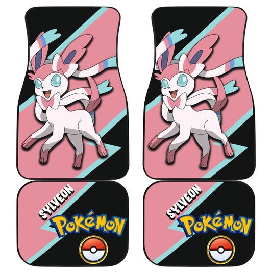 Sylveon Car Floor Mats Custom Anime Car Interior Accessories