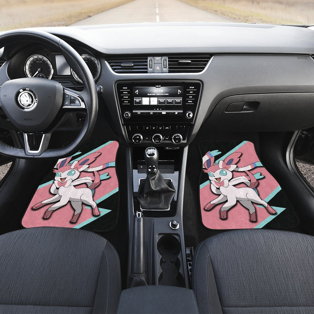 Sylveon Car Floor Mats Custom Anime Car Interior Accessories