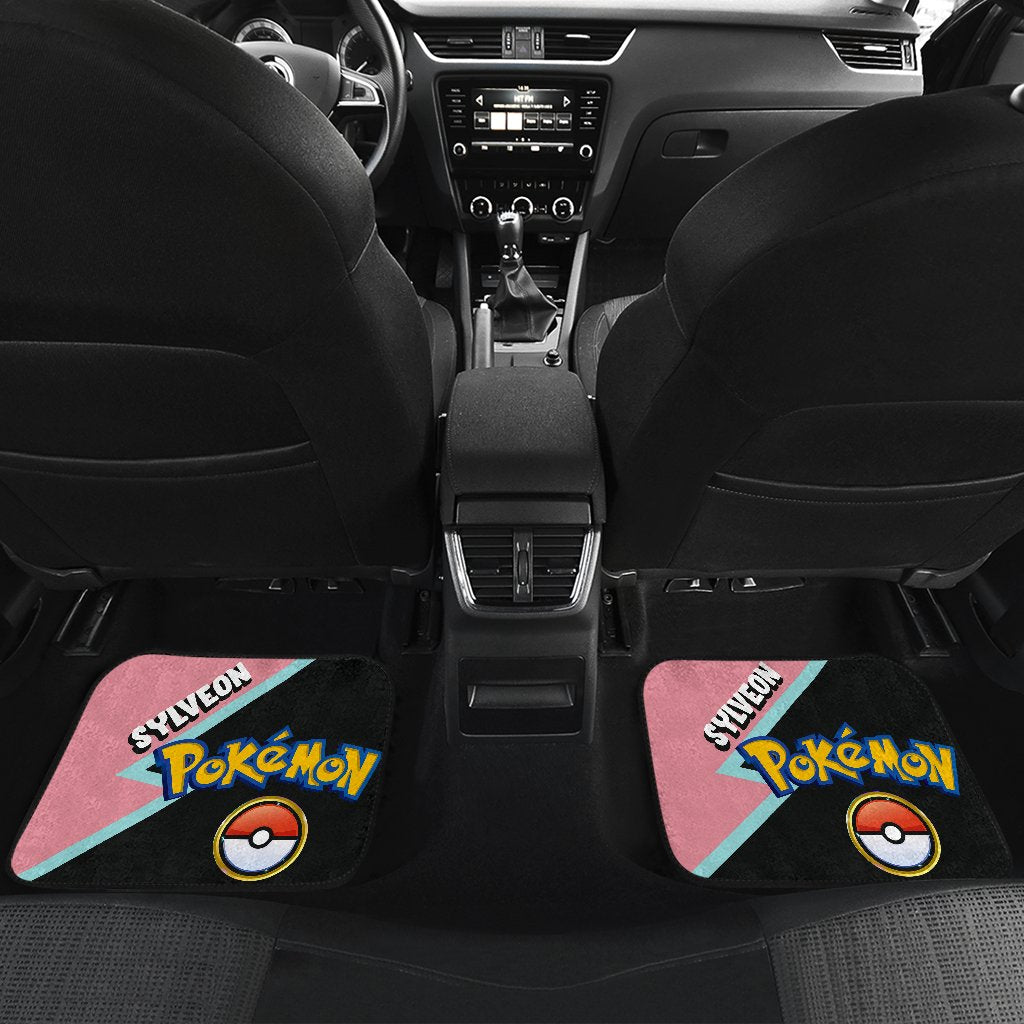 Sylveon Car Floor Mats Custom Anime Car Interior Accessories