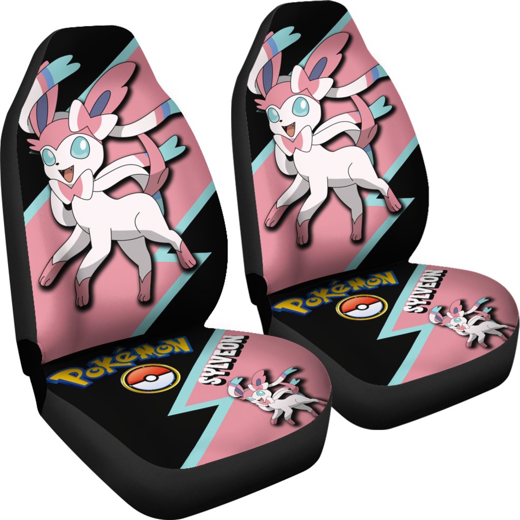 Sylveon Car Seat Covers Custom Anime Pokemon Car Accessories