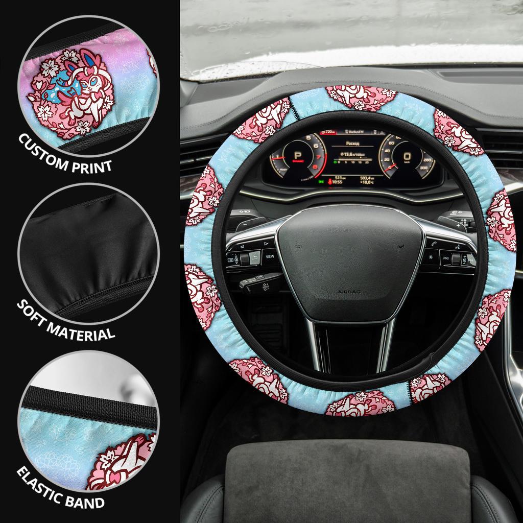 Sylveon Car Steering Wheel Cover