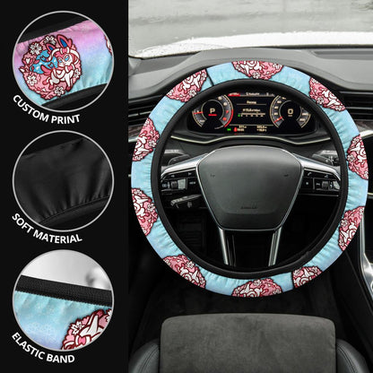 Sylveon Car Steering Wheel Cover