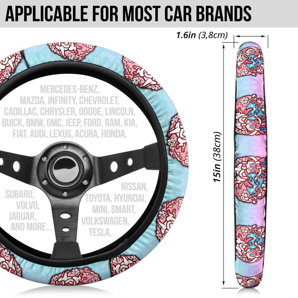 Sylveon Car Steering Wheel Cover