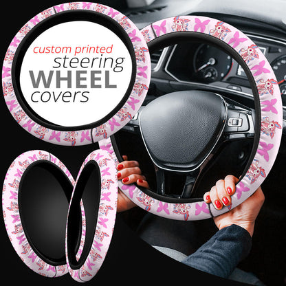 Sylveon Eevee Evolution Car Steering Wheel Cover