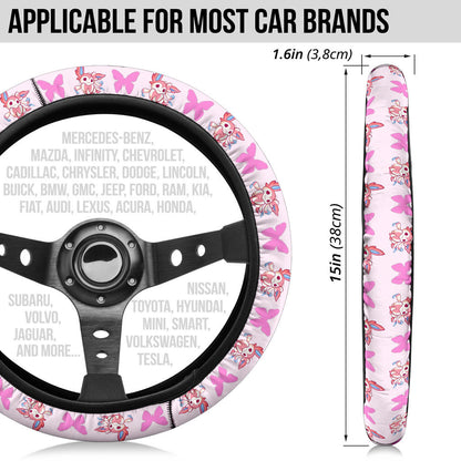 Sylveon Eevee Evolution Car Steering Wheel Cover