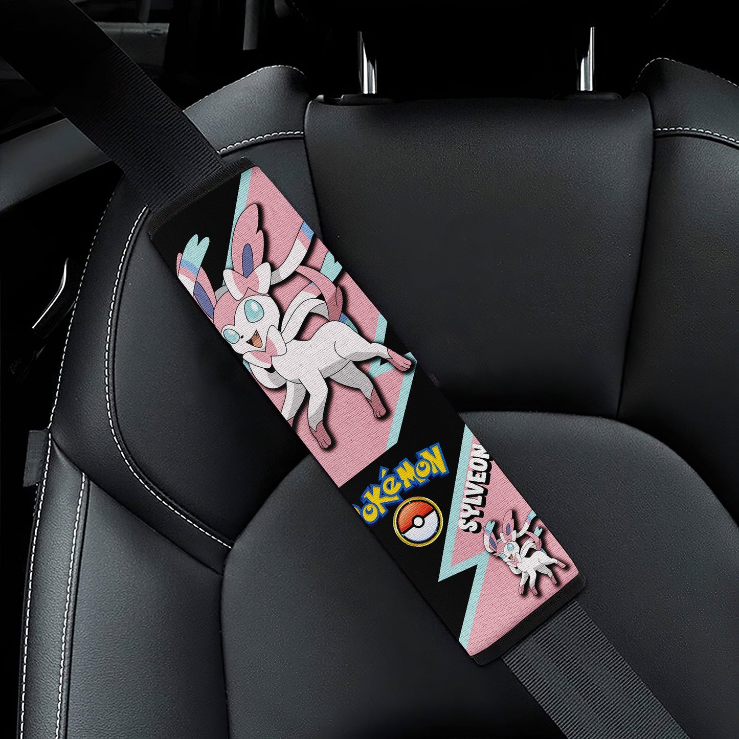 Sylveon car seat belt covers Anime Custom Car Accessories