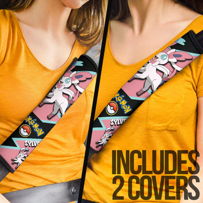Sylveon car seat belt covers Anime Custom Car Accessories