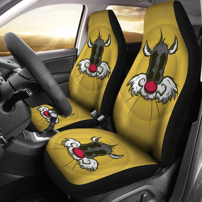 Sylvester Car Seat Covers Looney Tunes Cartoon Fan Gift H200212 Universal Fit 225311