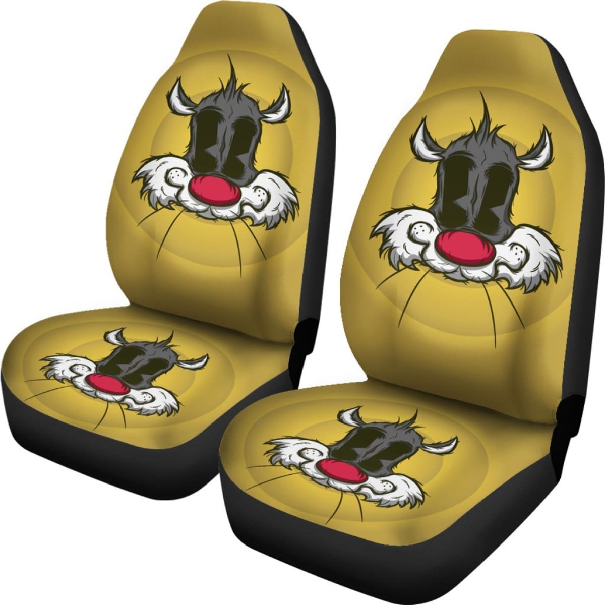 Sylvester Car Seat Covers Looney Tunes Cartoon Fan Gift H200212 Universal Fit 225311