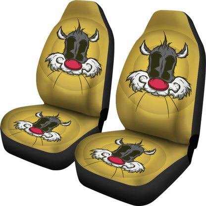 Sylvester Car Seat Covers Looney Tunes Cartoon Fan Gift H200212 Universal Fit 225311