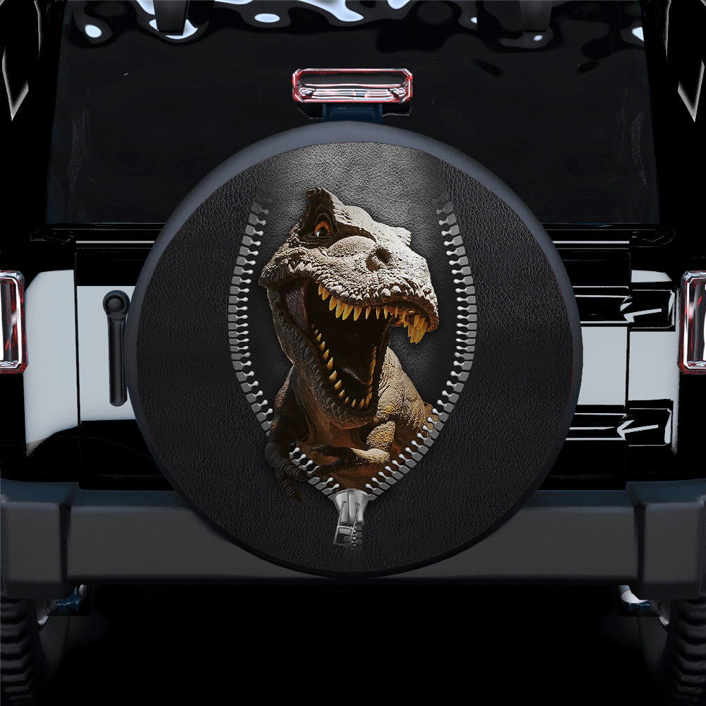 T-Rex 3D Zipper Car Spare Tire Cover