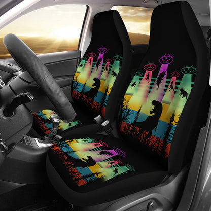 T Rex Alien Dinosaur Jurassic Park Car Seat Covers