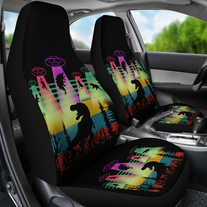 T Rex Alien Dinosaur Jurassic Park Car Seat Covers