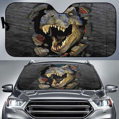 T-Rex 3D Car Auto Sun Shades Universal Fit 051312