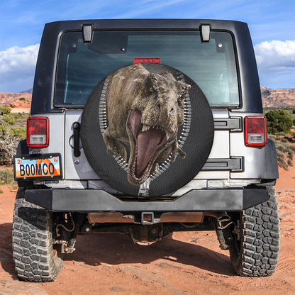 T-rex Angry Zipper Car Spare Tire Cover