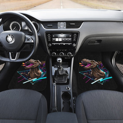 T-rex Rock Dinosaur Car Floor Mats Custom Car Accessories