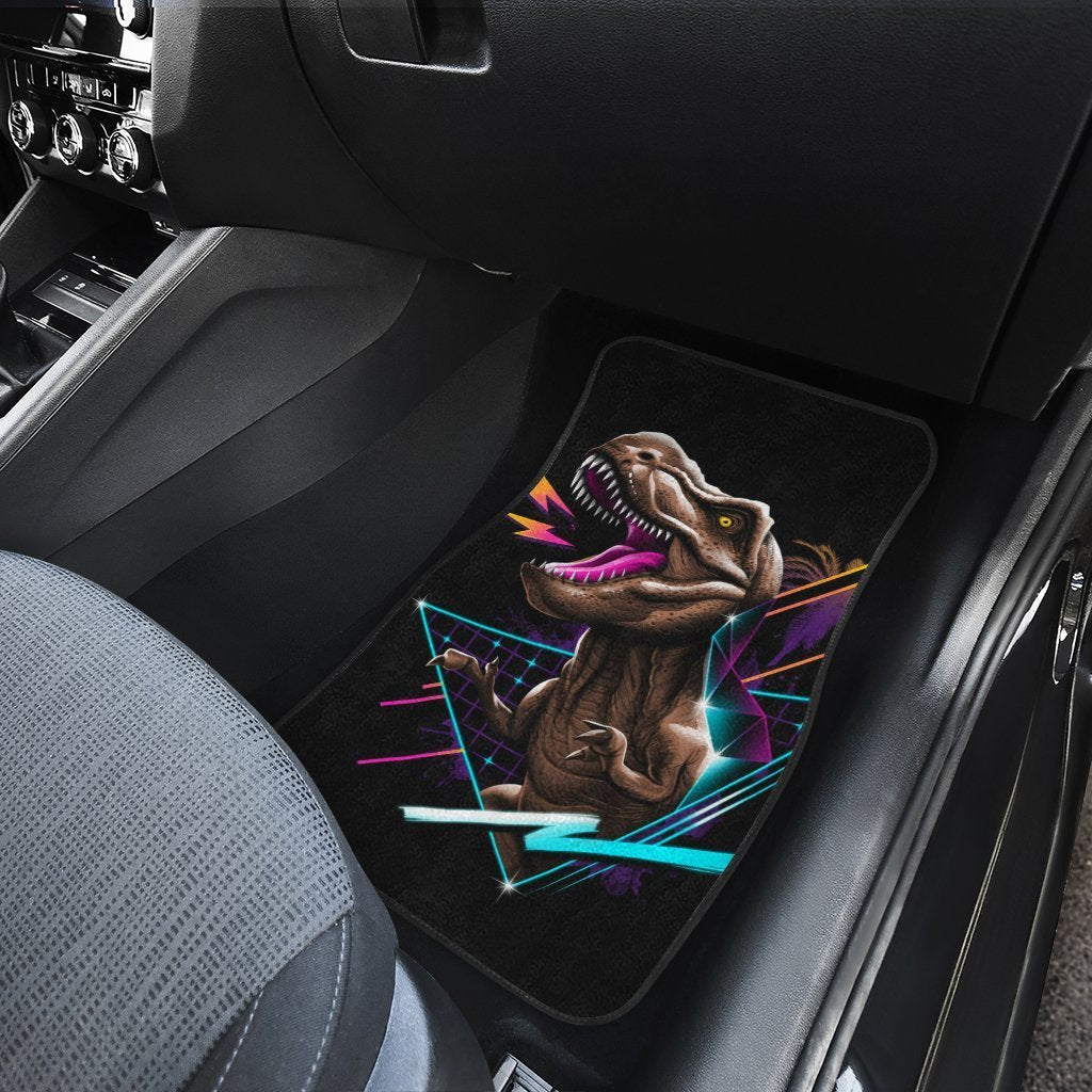T-rex Rock Dinosaur Car Floor Mats Custom Car Accessories