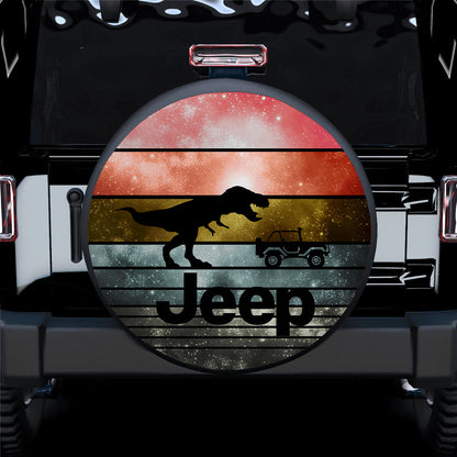 T-rex Vs Jeep Car Spare Tire Cover