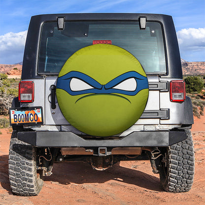 TMNT Ninja Turtle Eyes Blue Jeep Car Spare Tire Cover