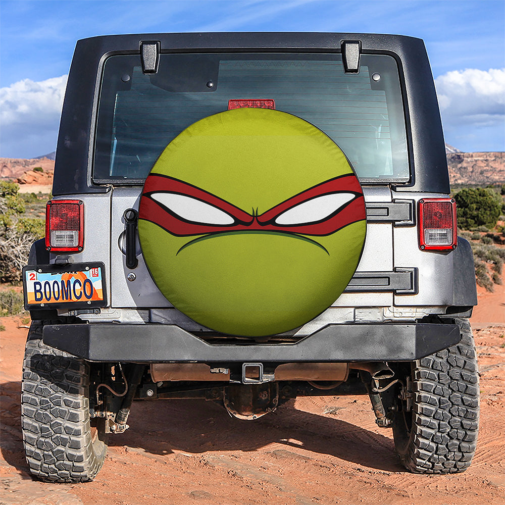 TMNT Ninja Turtle Eyes Red Jeep Car Spare Tire Cover