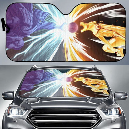 9 Tails Vs Madara Naruto Anime Auto Sun Shade Nh06 Universal Fit 111204