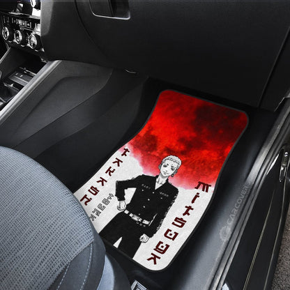 Takashi Mitsuya Car Floor Mats Custom Anime Tokyo Revengers Car Interior Accessories