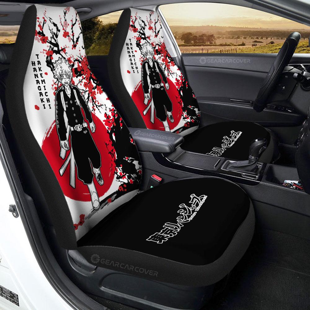 Takemichi Hanagaki Car Seat Covers Custom Japan Style Tokyo Revengers Anime Car Accessories