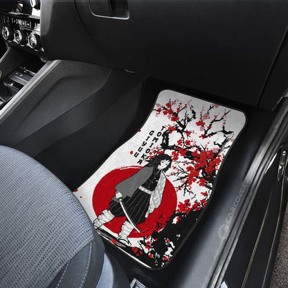 Tanjiro And Giyuu Car Floor Mats Custom Japan Style Demon Slayer Anime Car Interior Accessories