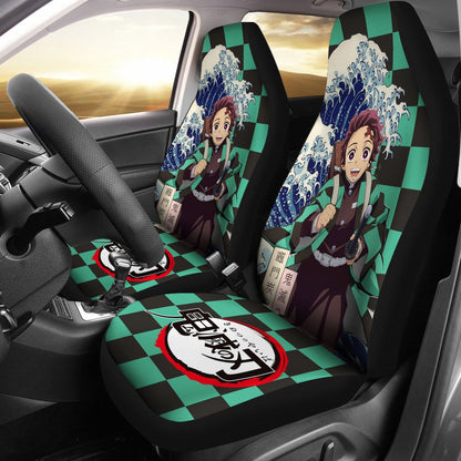 Tanjiro Demon Slayer Custom Anime Car Sear Covers
