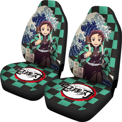 Tanjiro Demon Slayer Custom Anime Car Sear Covers
