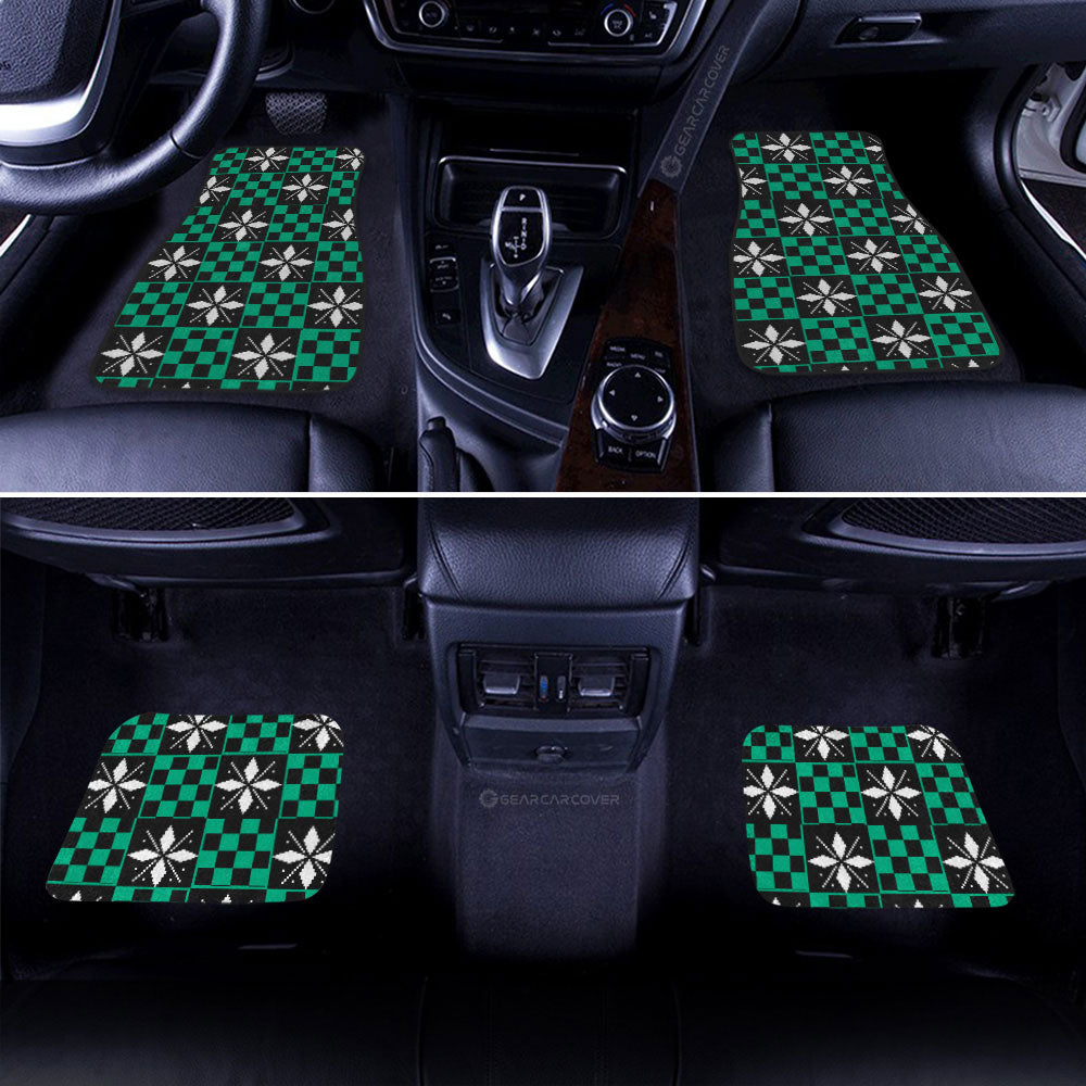 Tanjiro Kamado Car Floor Mats Custom Anime Car Accessories