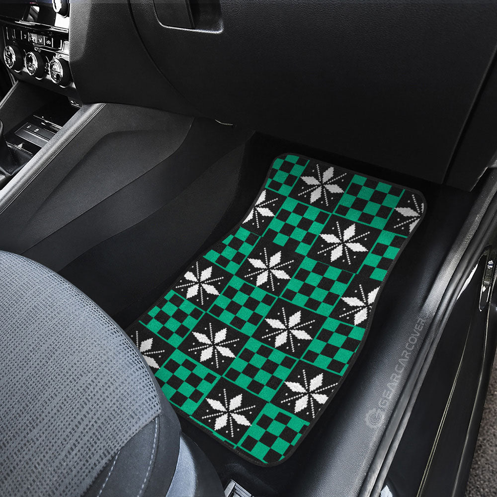 Tanjiro Kamado Car Floor Mats Custom Anime Car Accessories