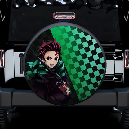 Tanjiro Style Demon Slayer Anime Car Spare Tire Cover