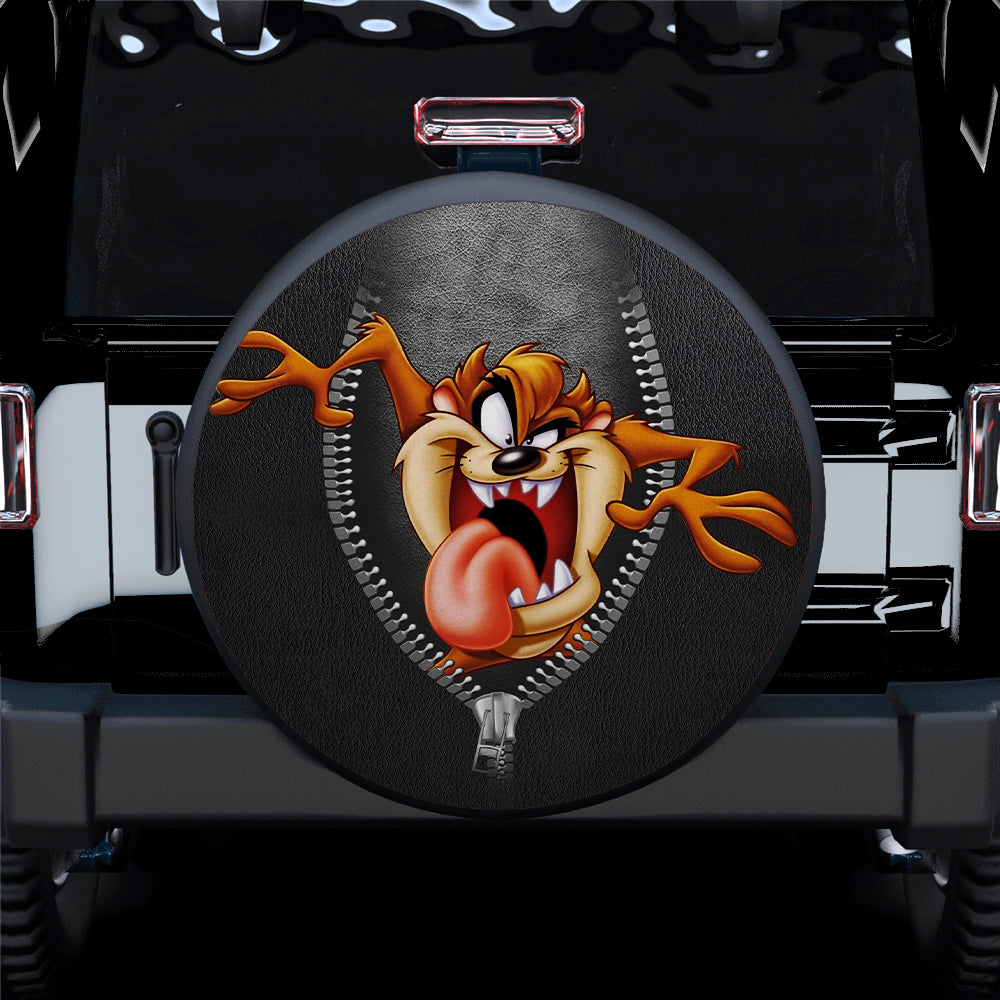 Tasmania Looney Tunes Zipper Car Spare Tire Cover