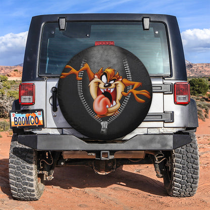 Tasmania Looney Tunes Zipper Car Spare Tire Cover