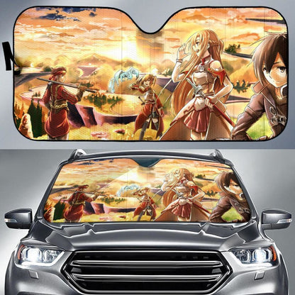 Team Sword Art Online Auto Sun Shade Mn05 Universal Fit 111204